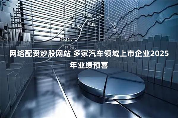 网络配资炒股网站 多家汽车领域上市企业2025年业绩预喜